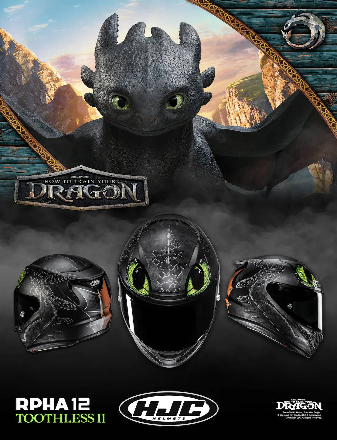 RPHA 12 TOOTHLESS 2 – HJC HELMETS US